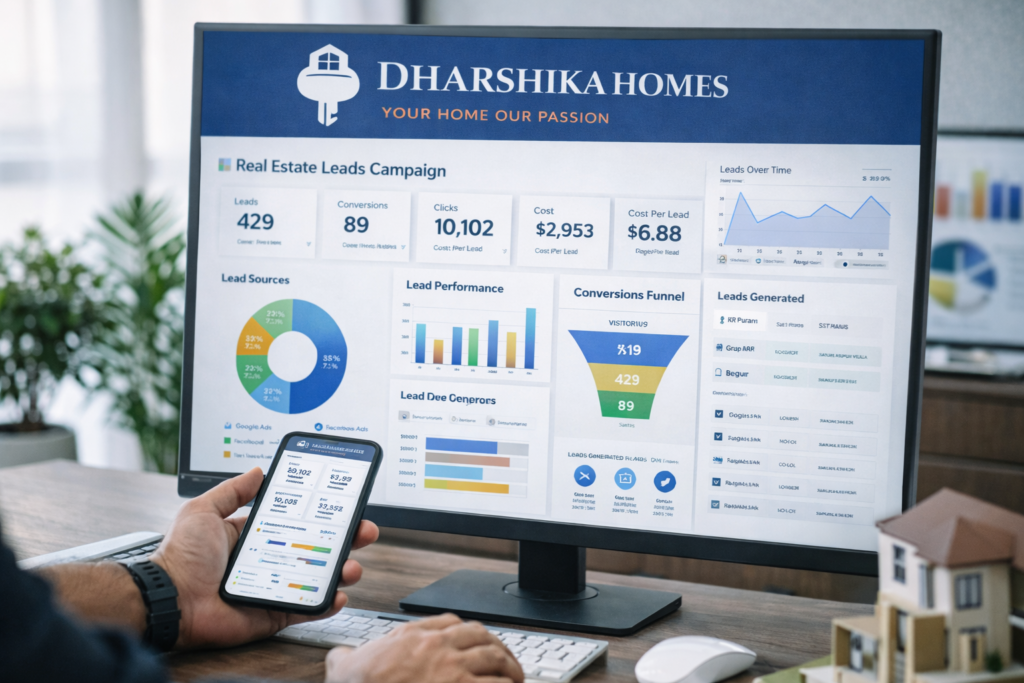 Real estate digital marketing leads campaign Bangalore