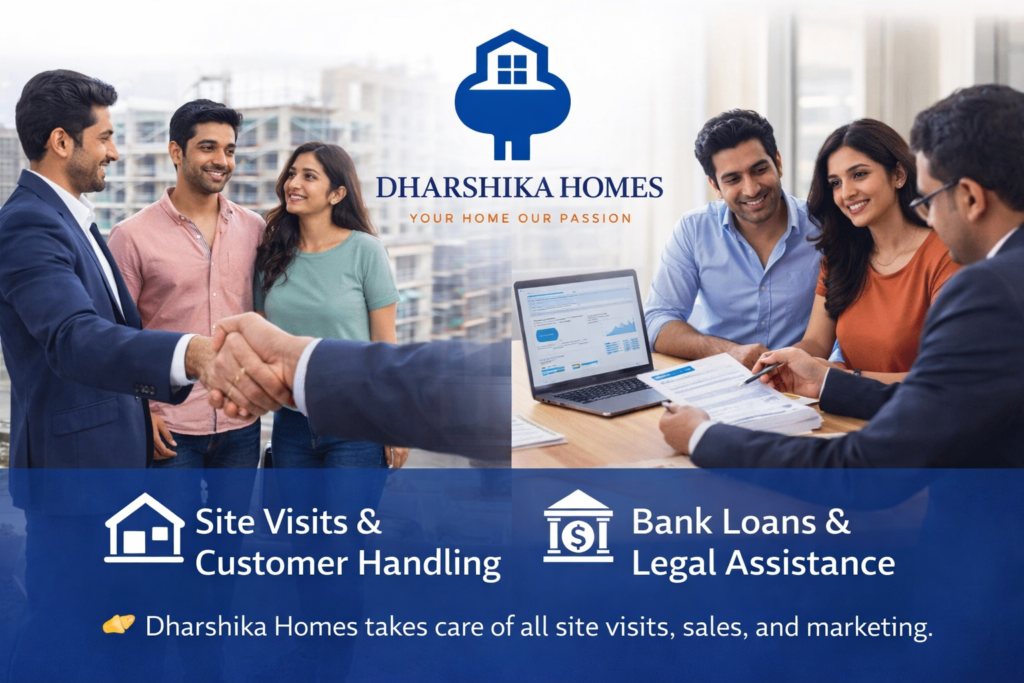 Dharshika Homes sales presence across major Bangalore locations