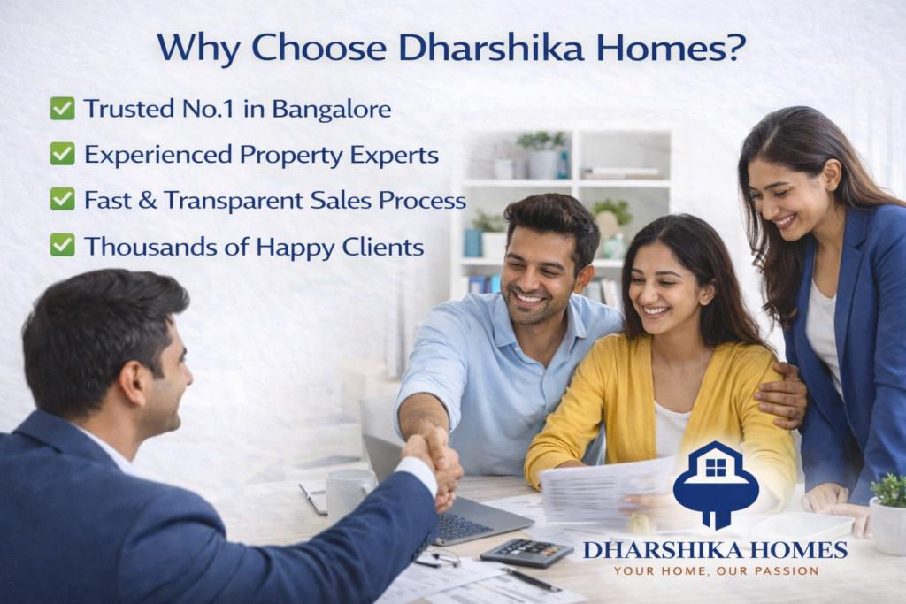 Dharshika Homes No.1 Real Estate Sales and Marketing Company in Bangalore